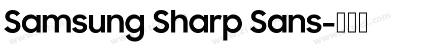 Samsung Sharp Sans字体转换